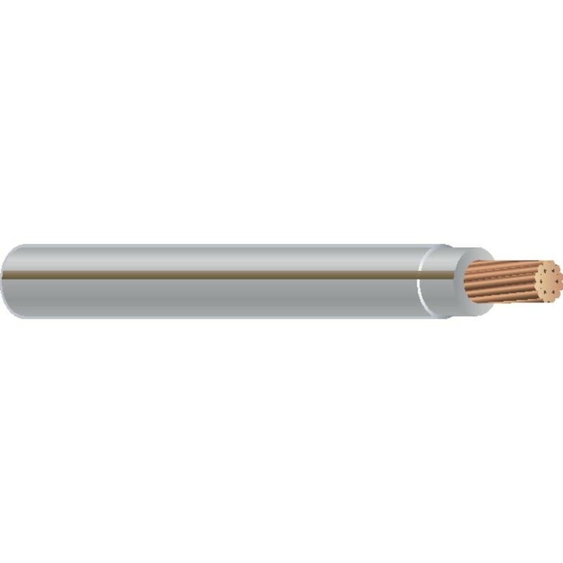 58018705 THHN Wire, 12 AWG, Copper Conductor, Stranded, Gray/Brown, 2000 ft CoilPak