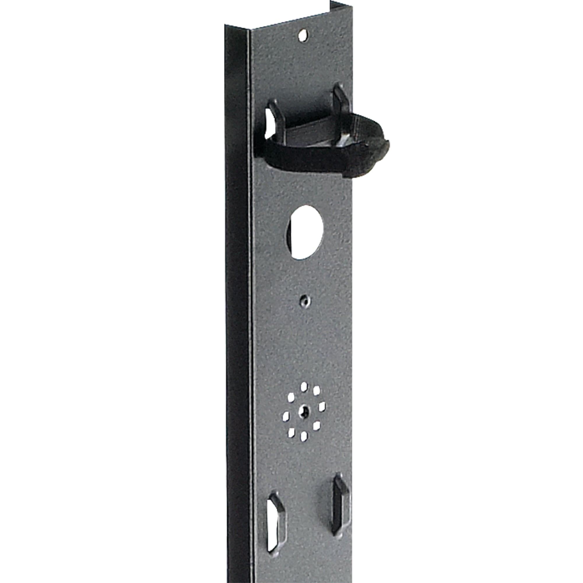 Vertical Tie-Down Cable Manager, fits 2000mm, Black, Steel