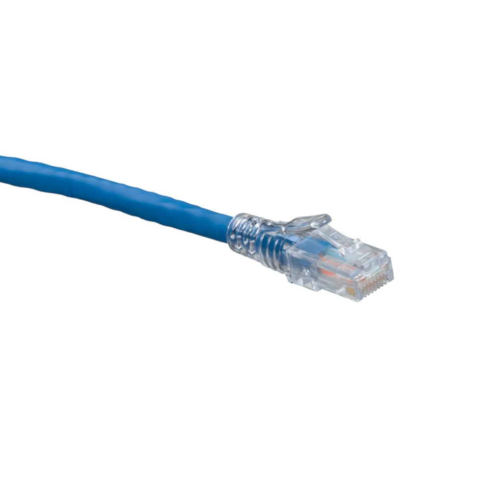 eXtreme Cat 6 SlimLine Boot Patch Cord, 7 ft, Blue