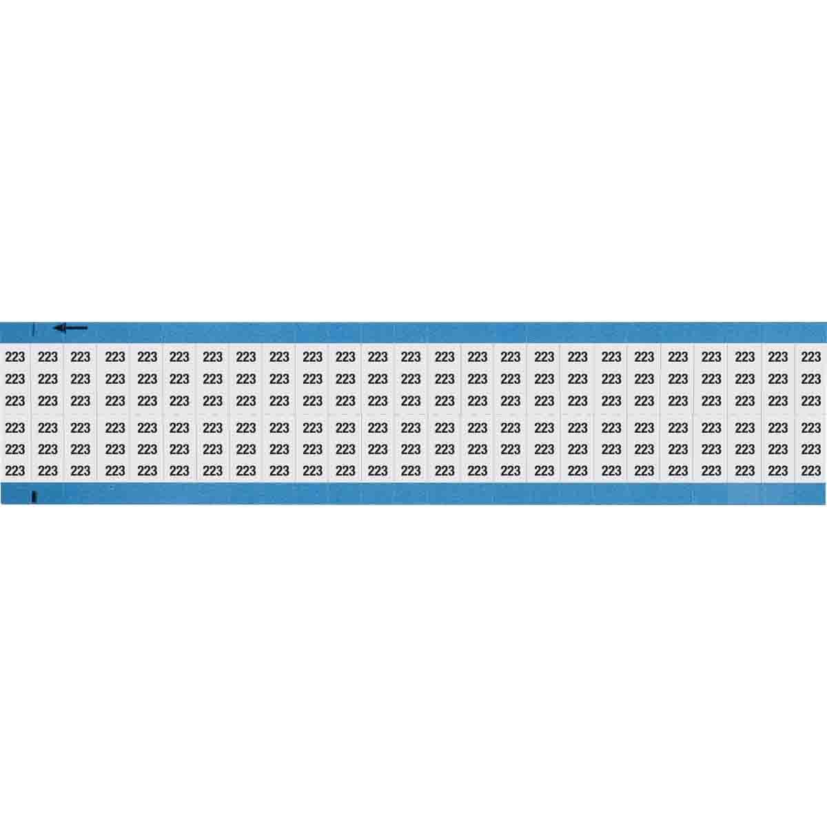Wire Marker 0.75in H x 0.36in W, 223