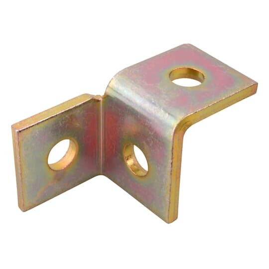Fitting, Right Wing Shape, Length 1-7/8 Inch, Height 1-3/4 Inch, Width 1-5/8 Inch, Hole Diameter 1 Inch, Electro-Galvanized Steel