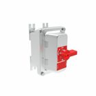 B7NFD SERIES - ALUMINUM FEED-THRU COMPACT NON-FUSIBLEDISCONNECT ENCLOSURE WITH ABB SWITCH - CONDUIT HUBSIZE 1 IN NPT - 30 AMPS/3 PHASE/600 VOLTS