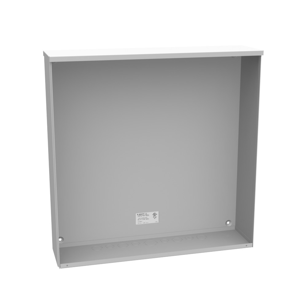24x6x24 Screw Cover Type 3R UL Listed Steel Knockouts ANSI 61 Gray Quad D Knockout for Lock Emboss Mounting Holes in Back