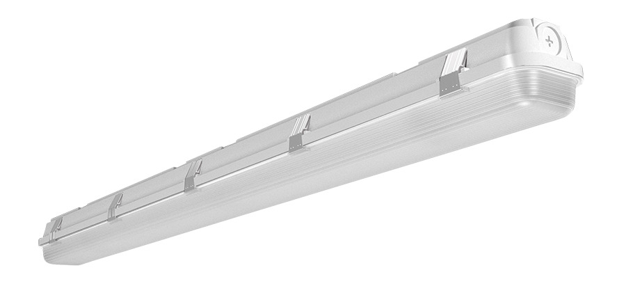 WASHDOWN 4080-6800 LUMENS 50W/ 40W/ 30W FIELD ADJUSTABLE 3000/4000/5000K 120V-277V BATTERY BACK UP