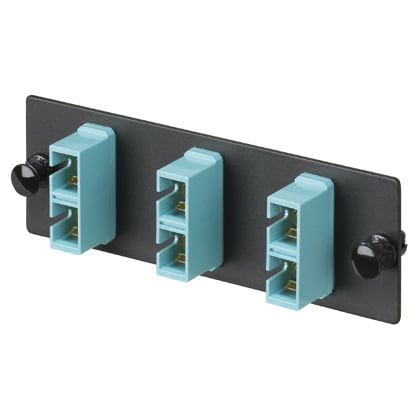 FAP w/3 SC Duplex MM Adapters (AQ) Zirco