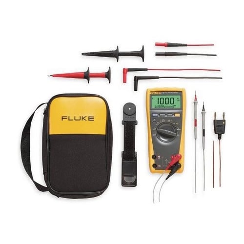 FLUKE-179/EDA2 Digital Multimeter and Accessories Kit with Test Leads, Test Probes and Alligator Clips