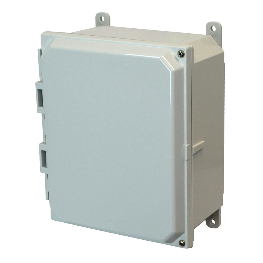 10X8X4 PC ENCL HNG SCR CVR FEET