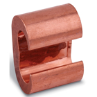 E-Z-Ground C-Taps Copper Compression Connector for Cable Range #6 Sol. - #2 Str., Tap #6 Sol. - #2 Str.
