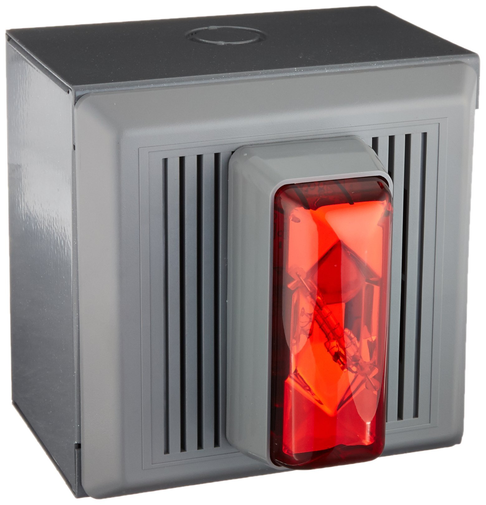 Indoor Surface Mount Electronic Horn/Strobe, Red, 24VAC 50/60Hz, 0.06A