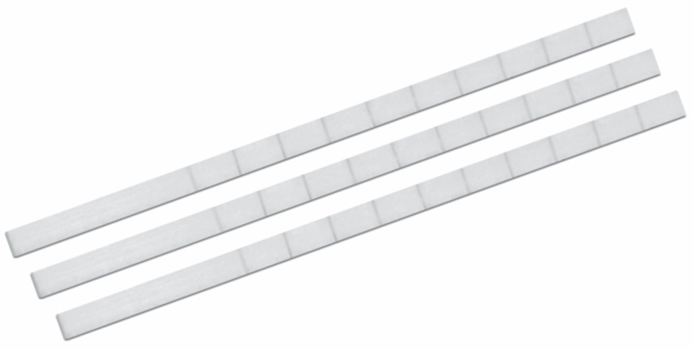 Marker tags; MARKED; 220; not stretchable; Horizontal marking; snap-on type; white