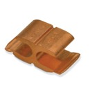 Copper H-Type Compression Connector Main: 2/0, 1/0 Stranded,  Tap: 2/0, 1/0, #1, #2 Stranded