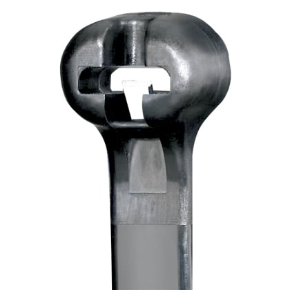 Dome-Top BT1M-M300 Barb Tie, Black, Hig
