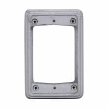 Eaton Crouse-Hinds series EXF cover extension, 2-1/2" exterior depth, Single-gang
