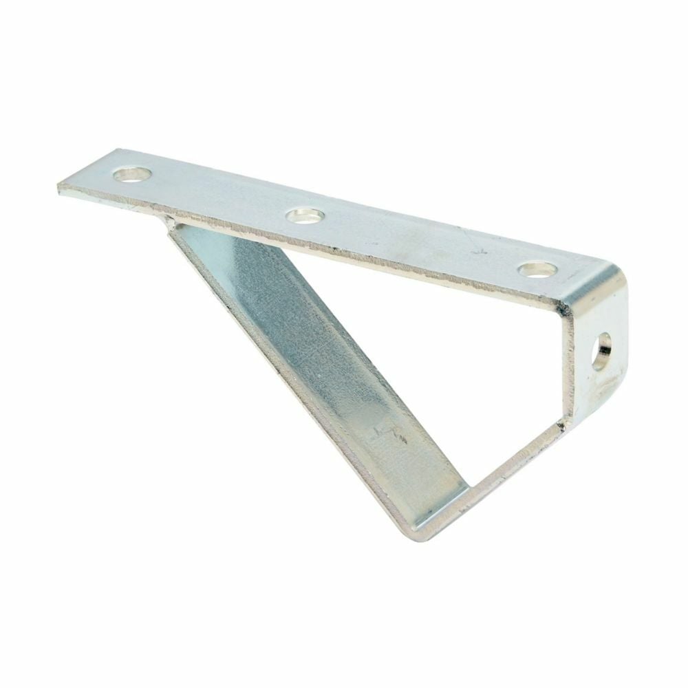 Eaton B-Line series stair support, 1.87" H x 8.87" L x 1.62" W, Steel, Electro-plated, 45?stair support