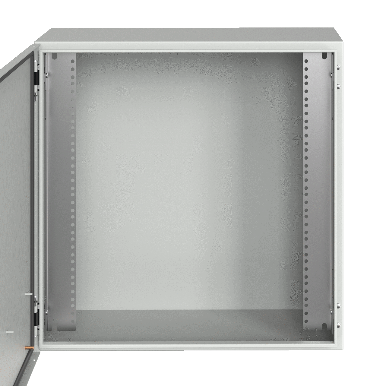Rack-Mount Angles, fits A=30.00, 16 rack units, Steel