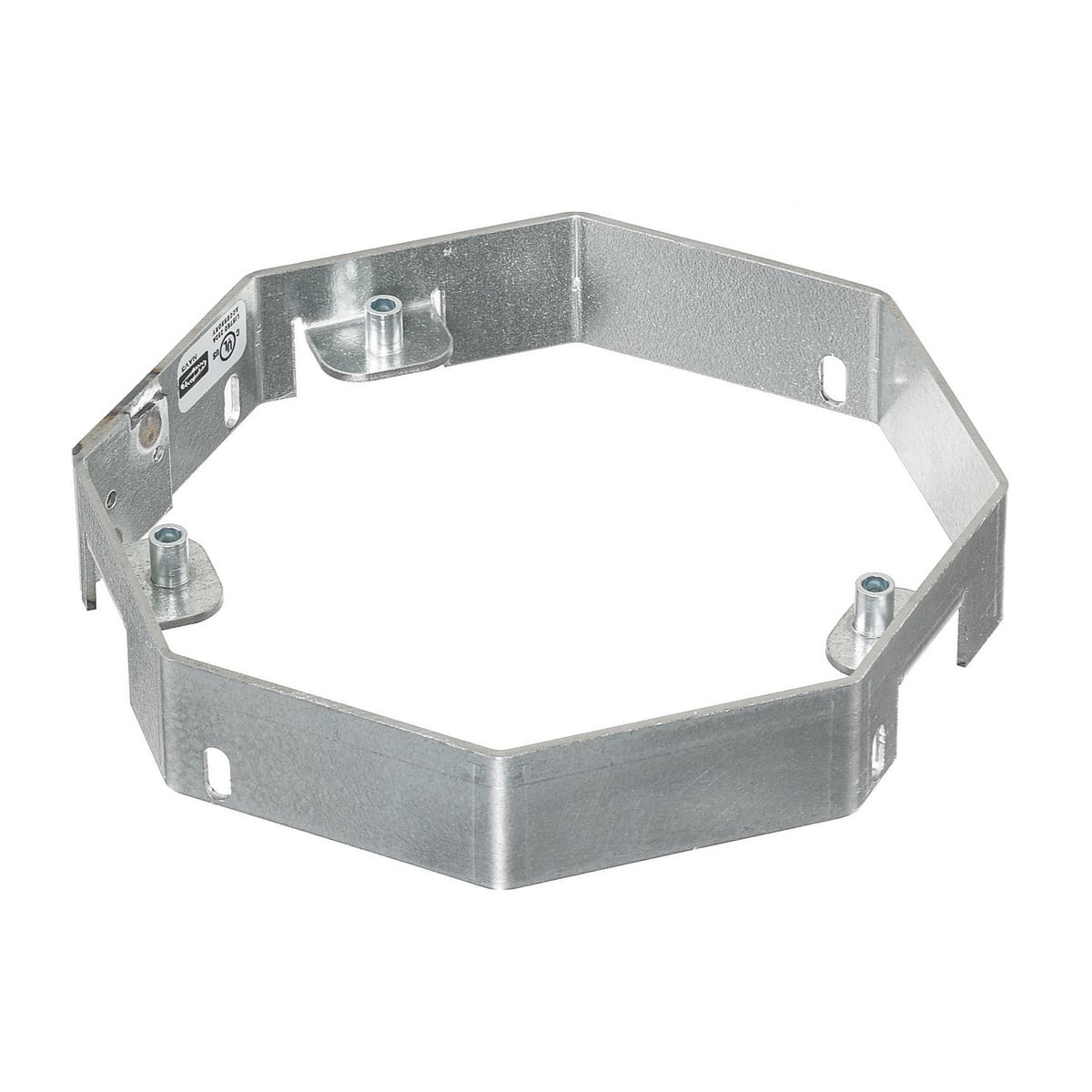 Concrete Floorboxes, Recessed, 6-Gang CFB Series Box for Round Covers, 1/6"- 3/4" Stackable Rings, Post Pour Installation