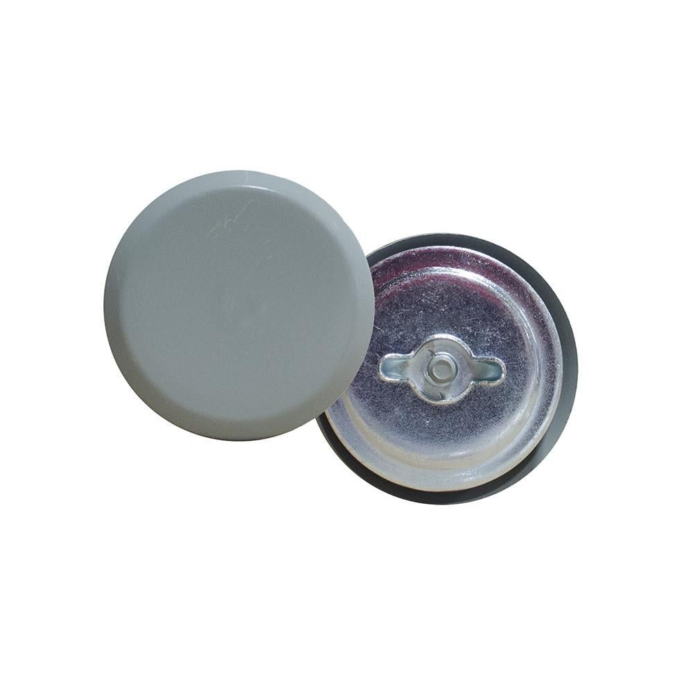 Hole Seal Non UL Listed 2 Inch ANSI 61 Gray Steel Gasketed Wing Nut
