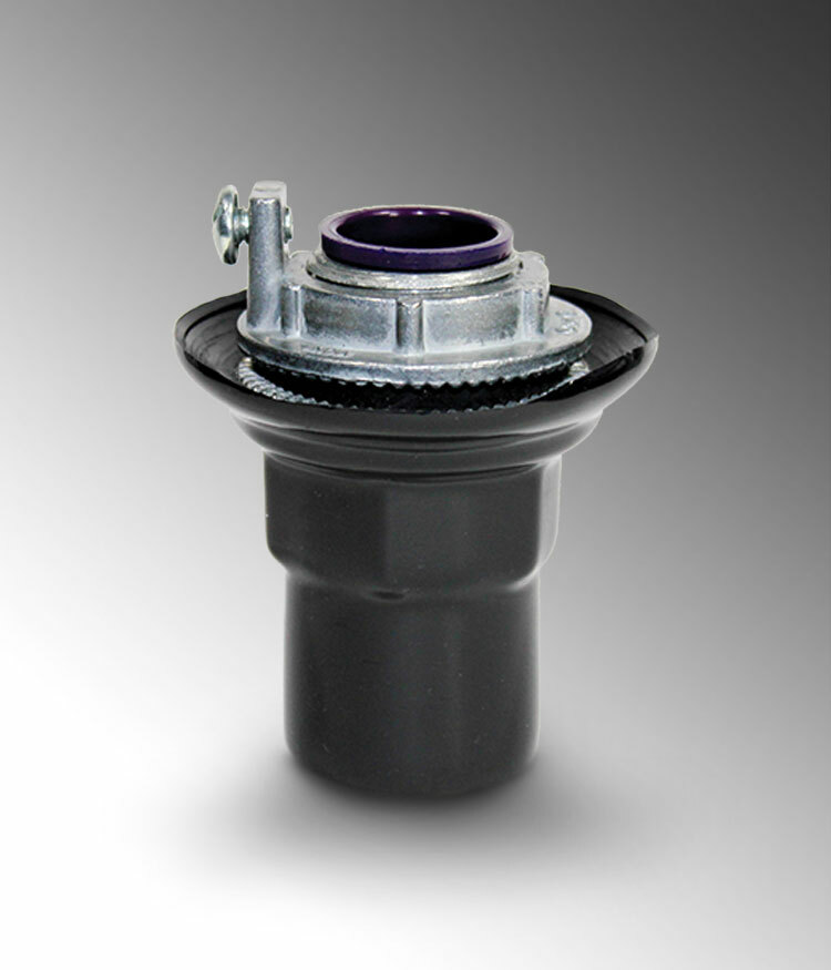 PVC Coated Galvanized Rigid KNOCKOUT HUB 1-1/4" Trade Size GND
