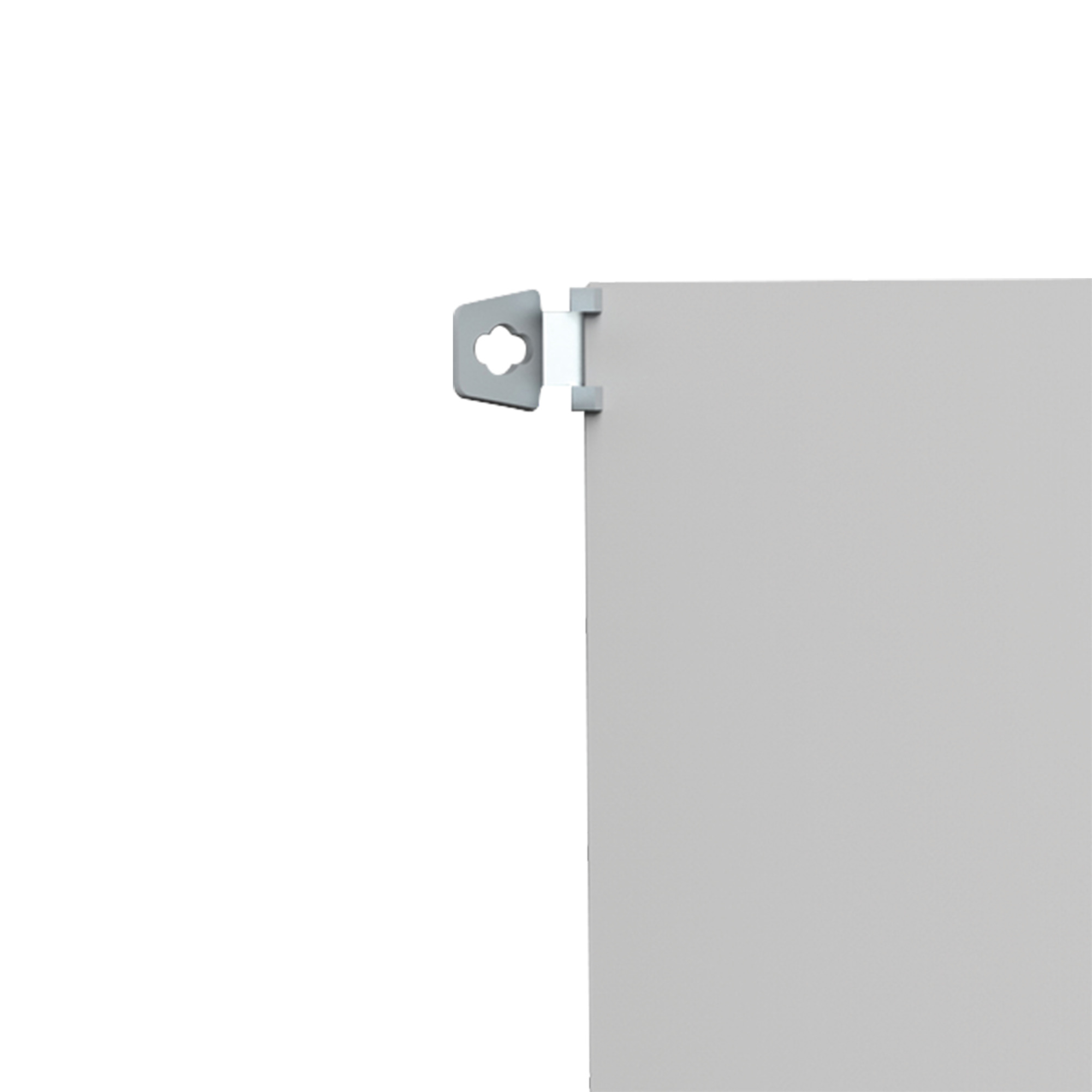 Wall Mounting Brackets, AW, 36x76x21mm, Zinc Plated, Mild Steel