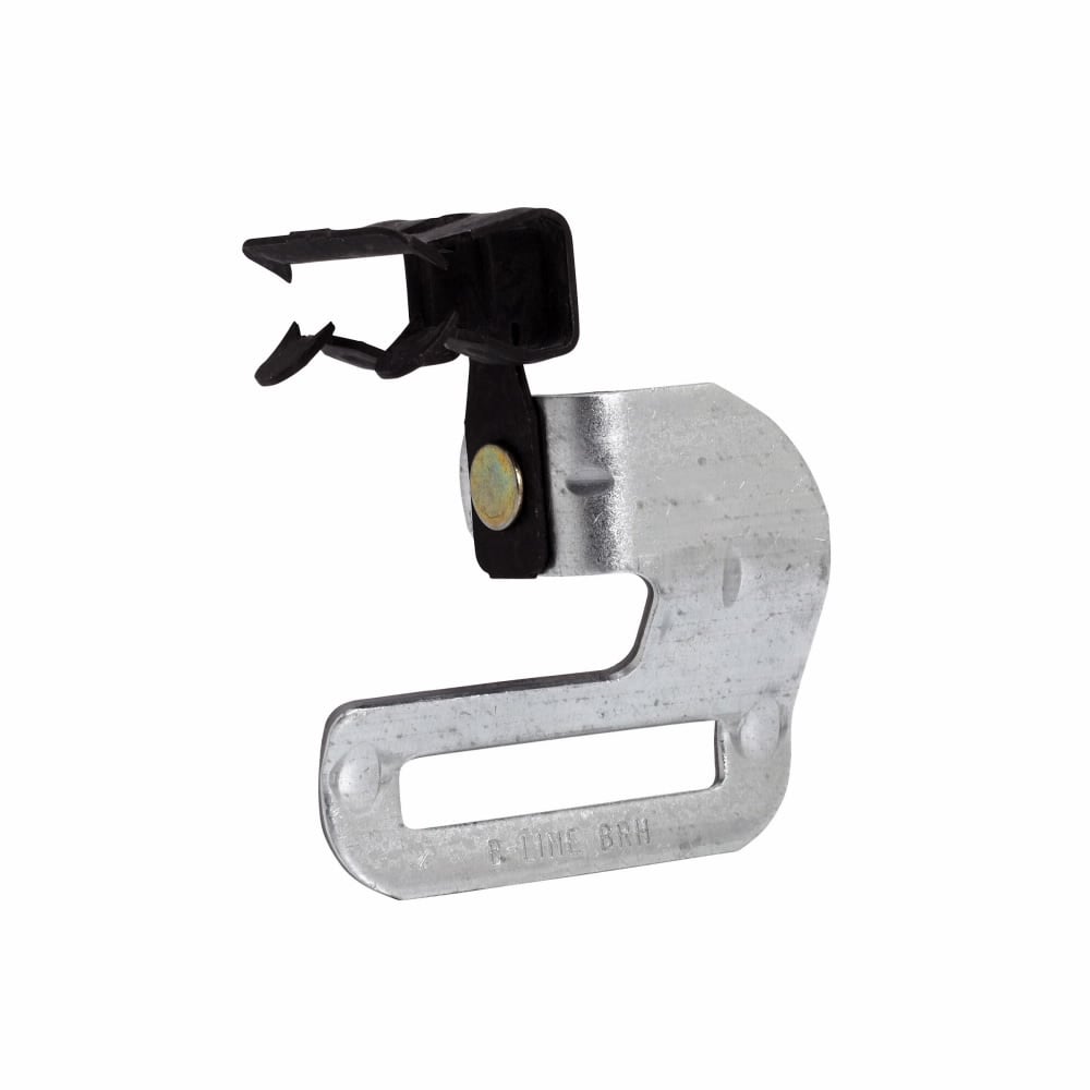 Eaton B-Line series hanging system, Hangers, Flange, 1" Height, 1" Length, 1" Width, 0.124lbs, Strap hangers, .13" Min mount size, .25" Max mount size, 200 lbs load capacity, Right angle
