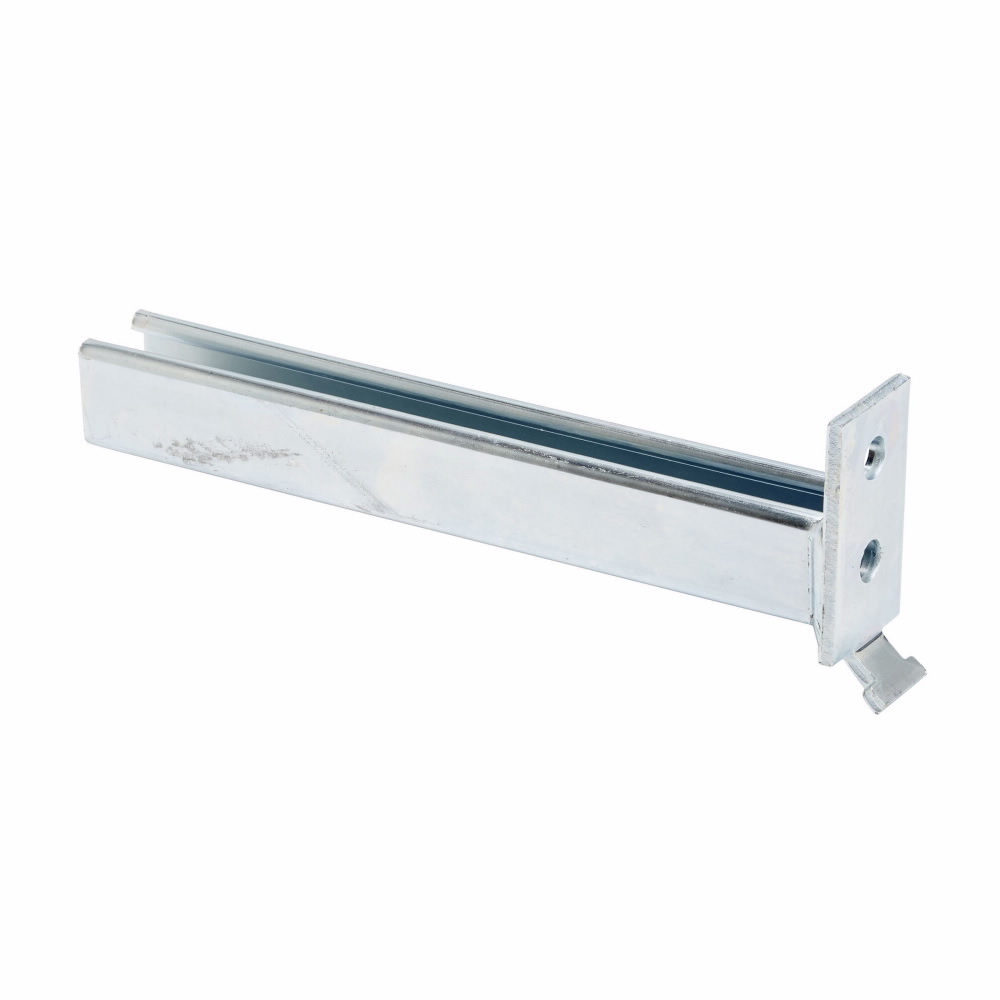 Eaton B-Line series bracket, 3.5" H x 24" L x 1.62" W, Steel, Electro-plated, Bracket, channel opening upward