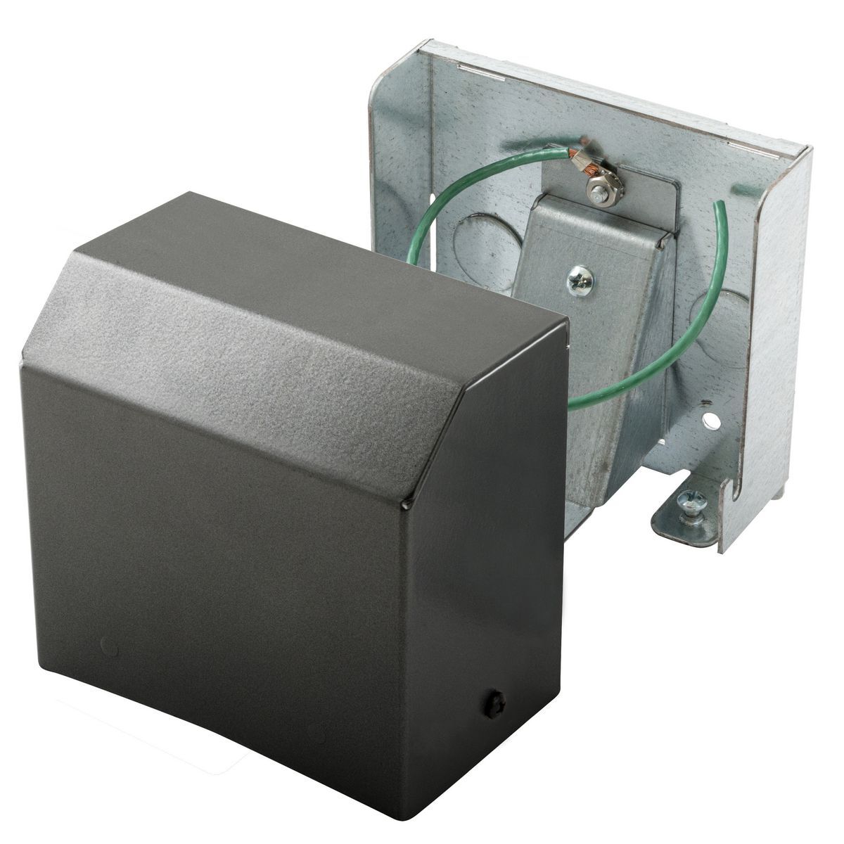 FloorTrak PRO, On Floor Wall Feed Box, High Profile, Dark Gray