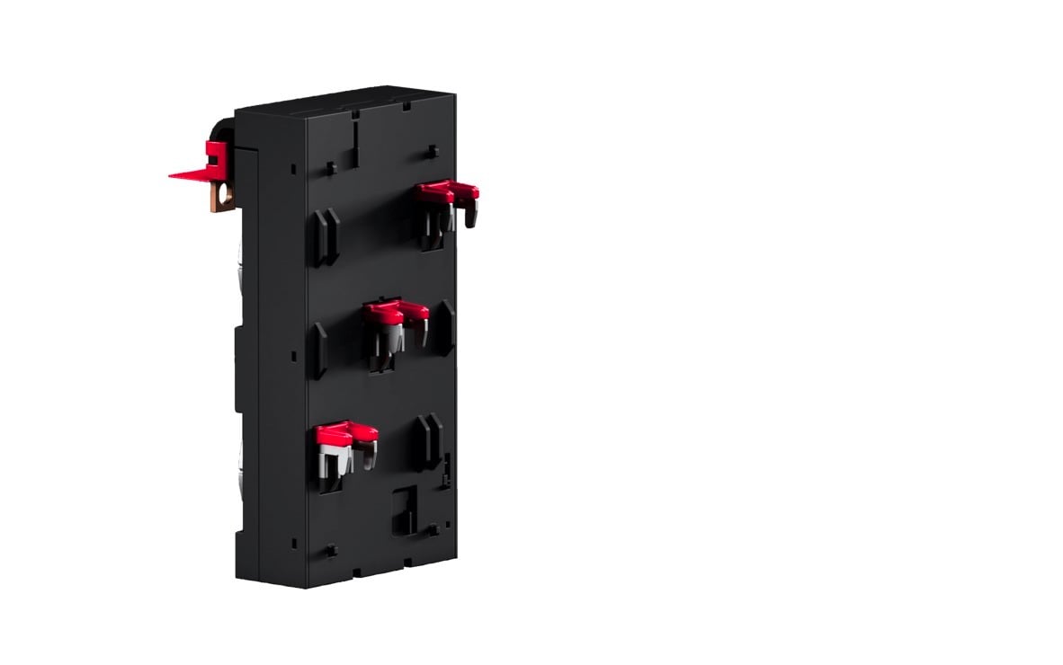 RX CB component adaptor 250 A, 3-pole, design: Easy Fix, W: 105 mm