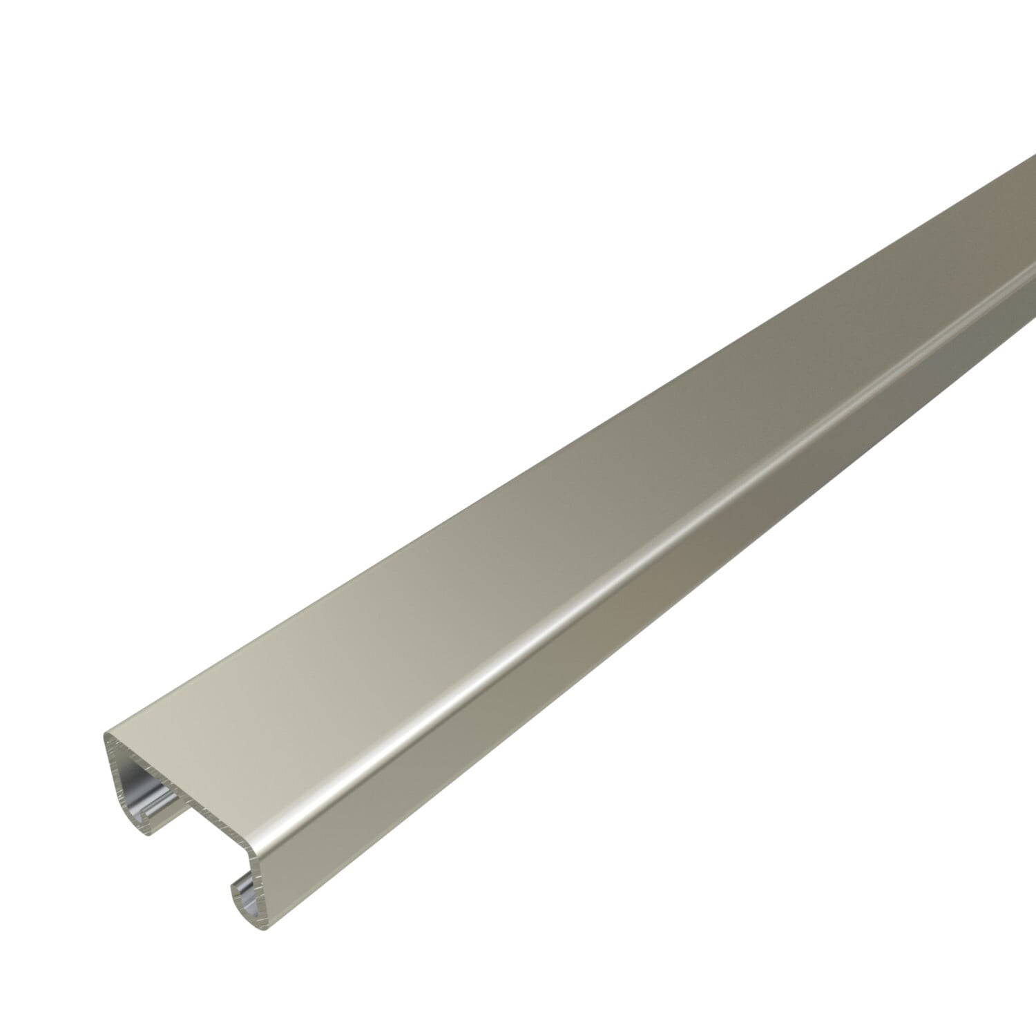 UNISTRUT CHANNEL, 12ga, 1-5/8"x 7/8", SOLID, SS