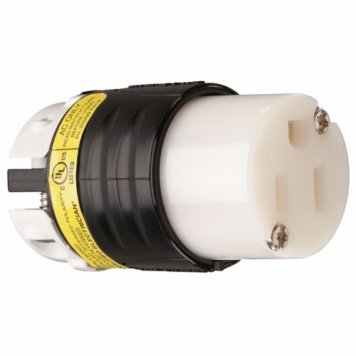 Straight BladeGCM Connector 3W 15A 125V