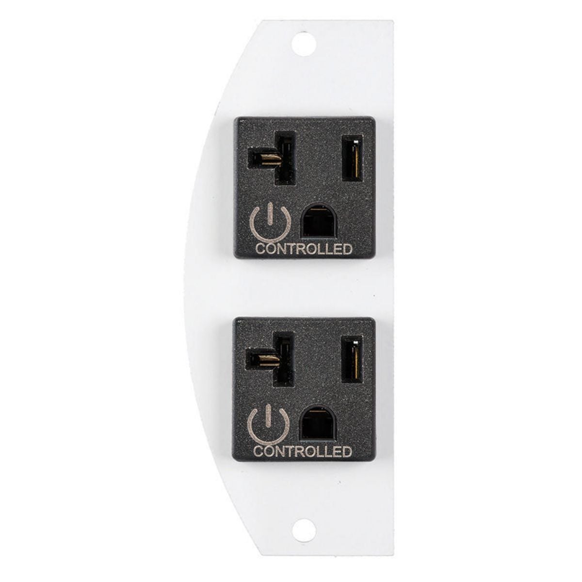 Fire Rated Poke Throughs, Recessed 8" Series, (2) Controlled 20A Pre-Wired Receptacles, 1 Circuit, 18" Leads