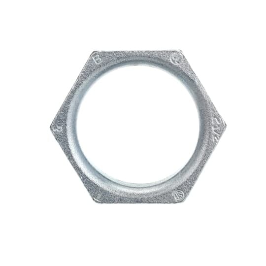 848 T&B Chase Bushed Conduit Nipple With Non-Insulated Throat, 2-1/2 in, For Use With Rigid/IMC Conduits, Malleable Iron