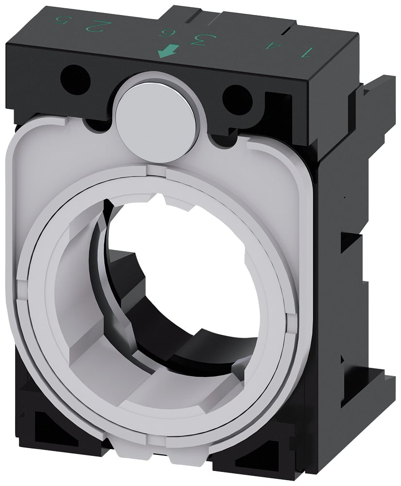 Holder for 3 modules, plastic