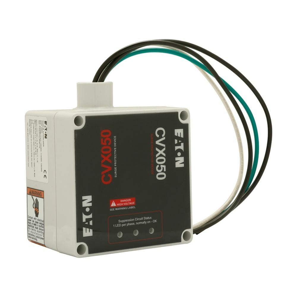 Surge Protection Device, CVX050 series, 50 kAIC, 200V ,208V, 220V, 230V, 240V, Includes ground, 320 L-N, 640 L-G, 320 N-G operating voltage, Single-phase, Two-wire