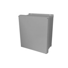 VJ Flat Opaque Cover Type 4X, 11.32x9.32x5.4, Lt Gray, FRP, W