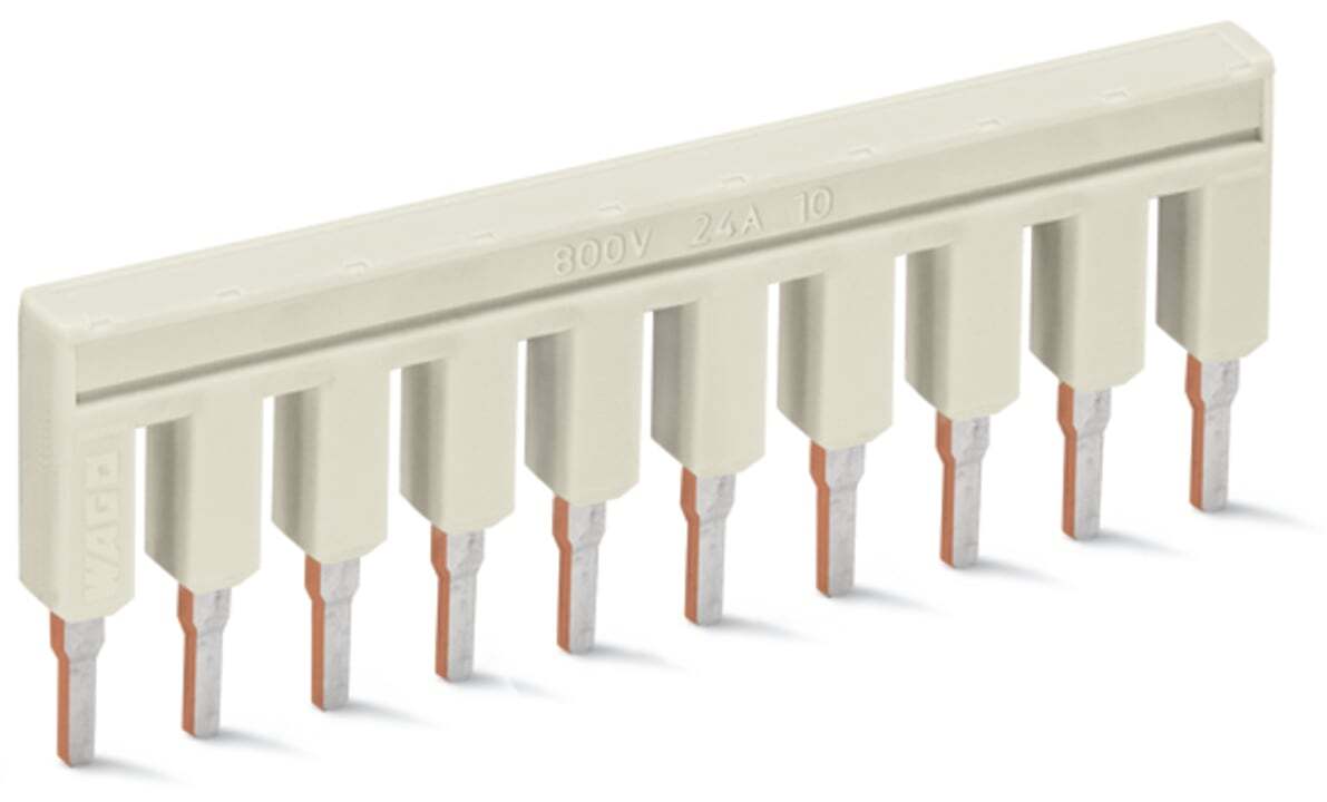 Jumper; 10-way; insulated; light gray