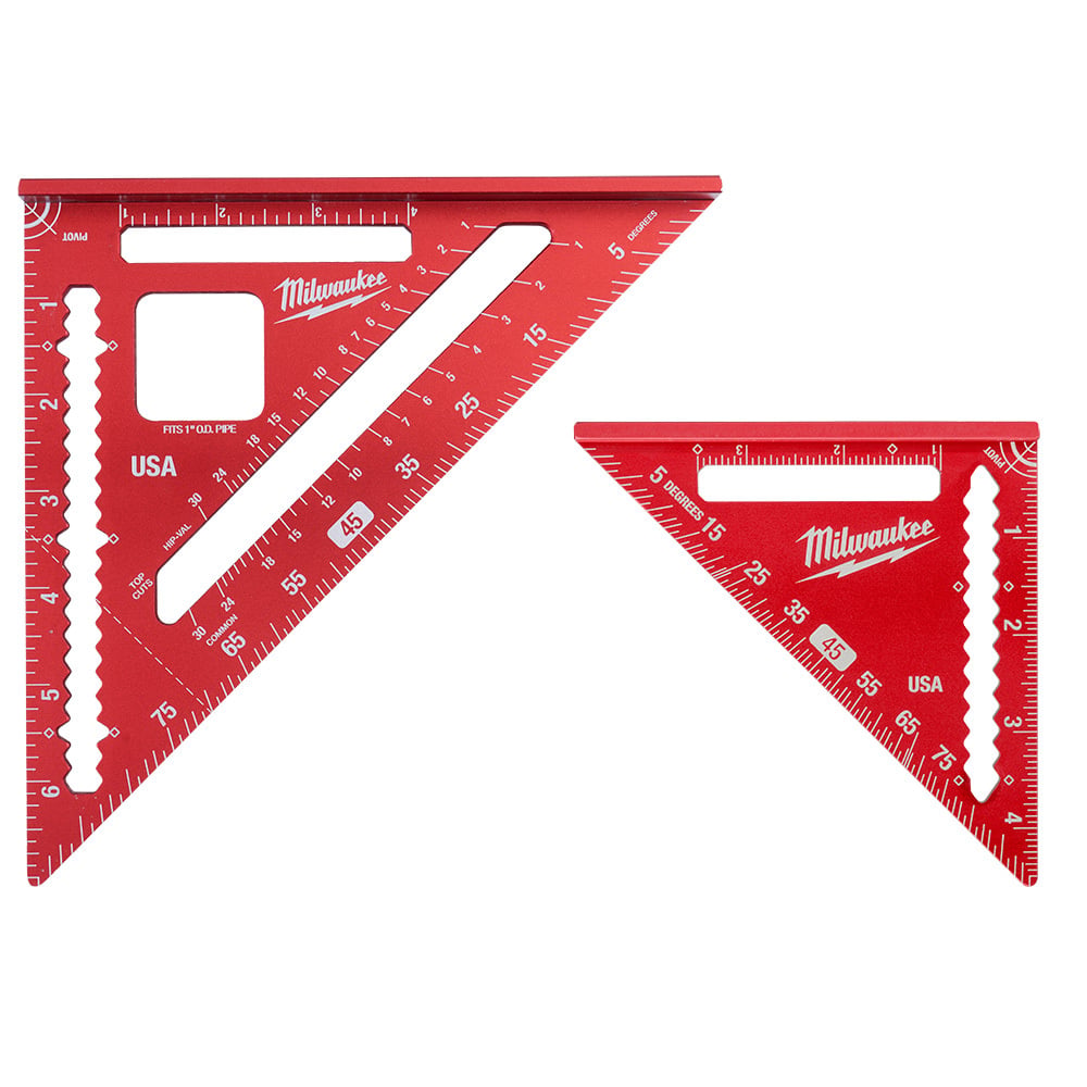 2pc. 7" Rafter Square & 4-1/2" Trim Square