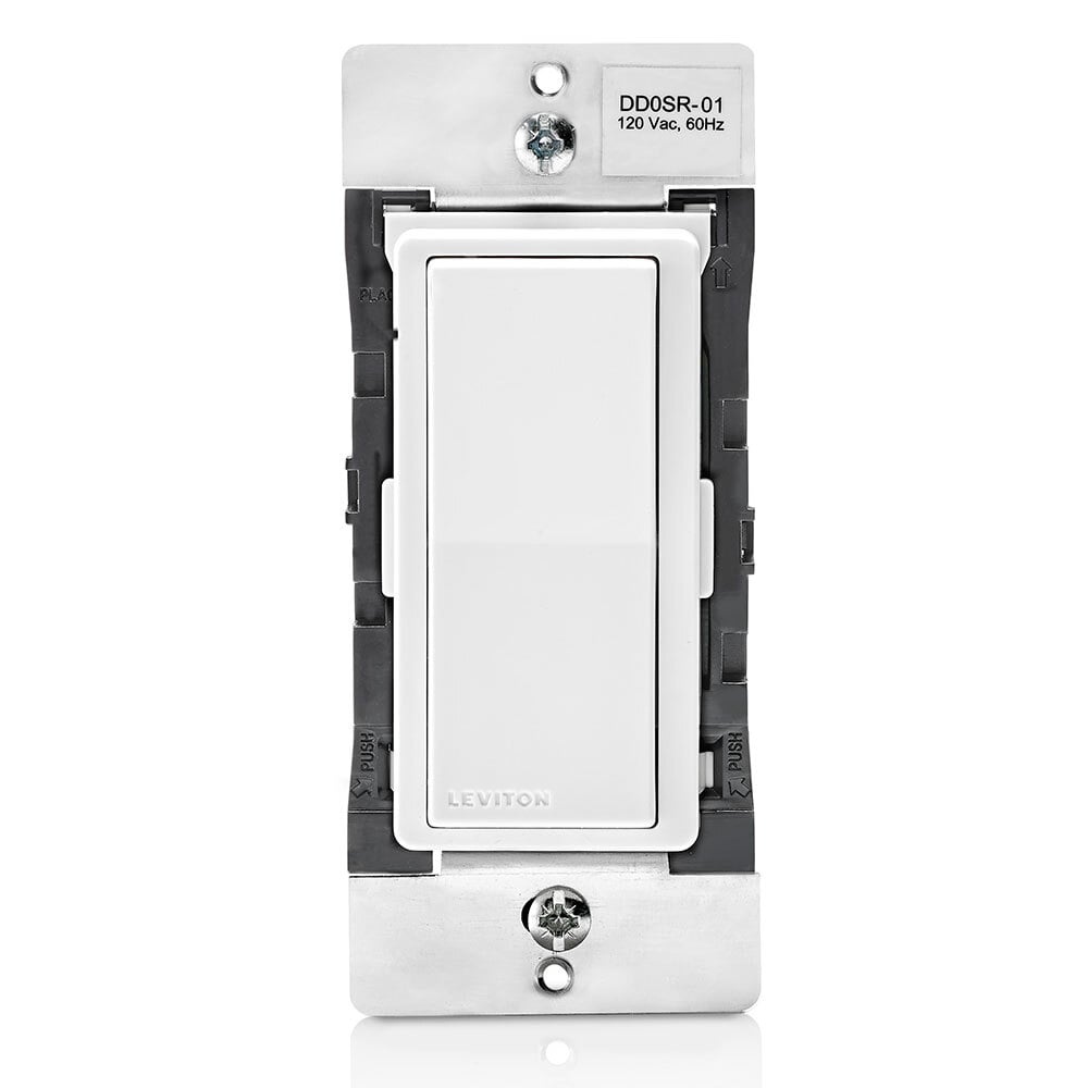 Decora Digital Coordinating Swtich Remote for Decora Digital Switches. For 3-way or up to 9 additional location applications. White face assembled on device, Ivory and Light Almond faces included. For use with 120VAC applications only.