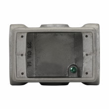 Eaton Crouse-Hinds series Condulet FD device box, Deep, Feraloy iron alloy, Single-gang, XC shape, 3/4"