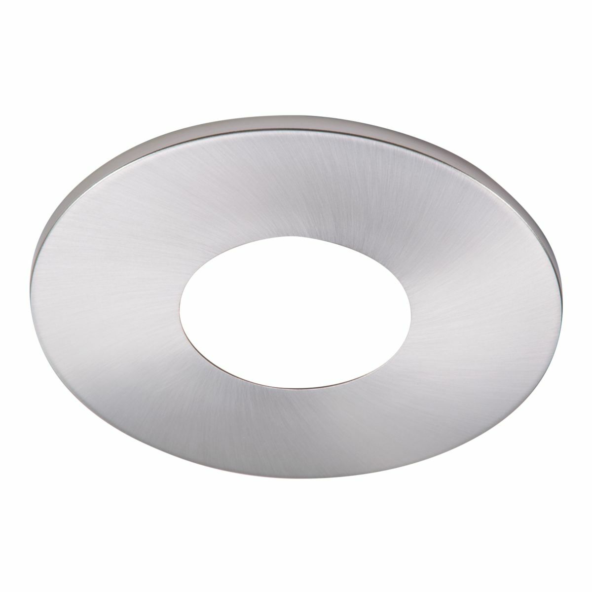 2" round open pinhole ML4 trim, brushed nickel flange