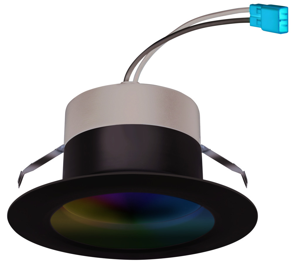The Juno RetroBasics 4" Smart LED Trim Kit is the perfect way to get connected with smart home lighting. The Smart RetroBasics uses Bluetooth or Zigbee to pair to your mobile device or compatible smart home hubs. The Smart Downlight is also certified with SmartThings, Amazon Alexa, and Google Home platforms once installed.