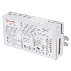 25W NFC Compact Constant Current LED Driver, 150 1250mA programmable, Dim 0 10V w/ 1 100% range, 12V AUX, F Style. NFC=Near Field Communication