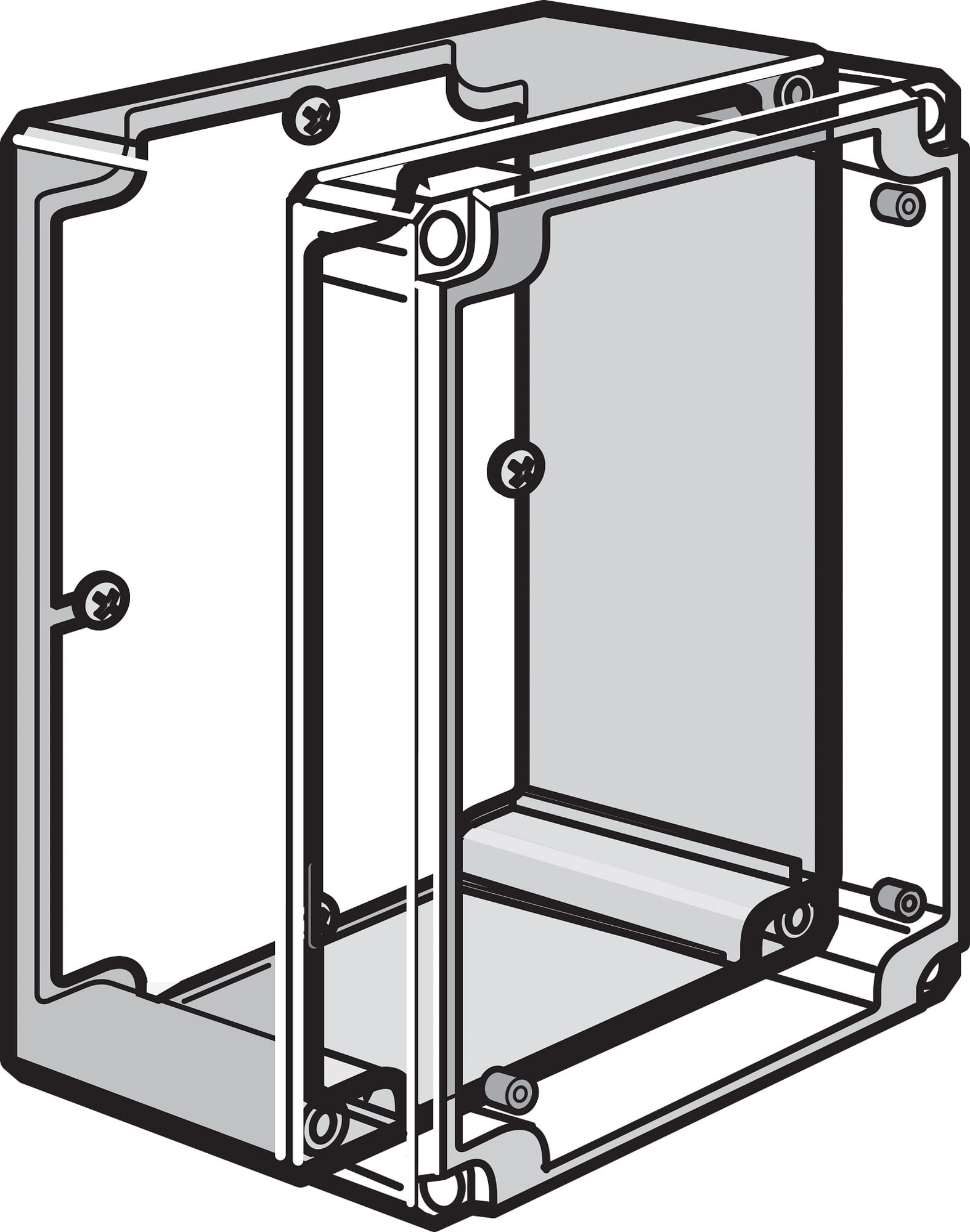 Mounting plate, 120x200