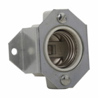 Eaton Crouse-Hinds series VS series lamp receptacle, Medium base, Incandescent, Composition keyless, 600 Vac, 660W