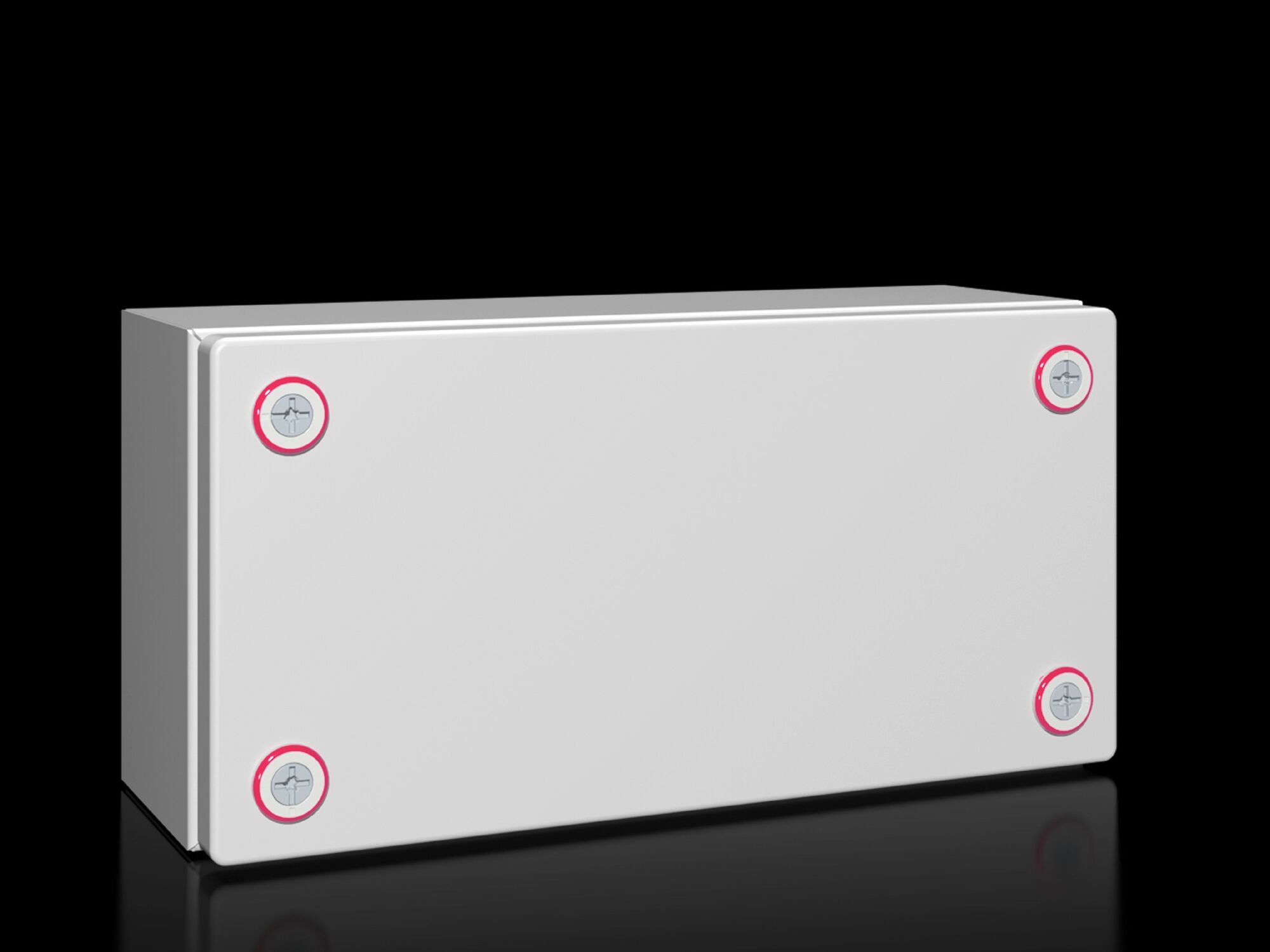 KX Terminal box, WHD: 300x150x120 mm, carbon steel, without mounting plate, with cover, without gland plate
