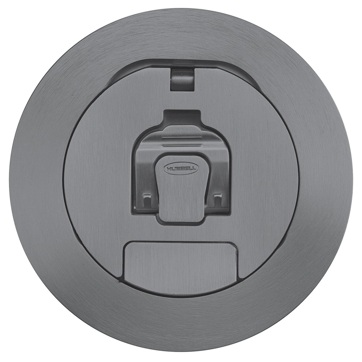 Fire Rated Poke Throughs, Recessed 4" Series, Cover Assembly, Gray Powder Coat Finish