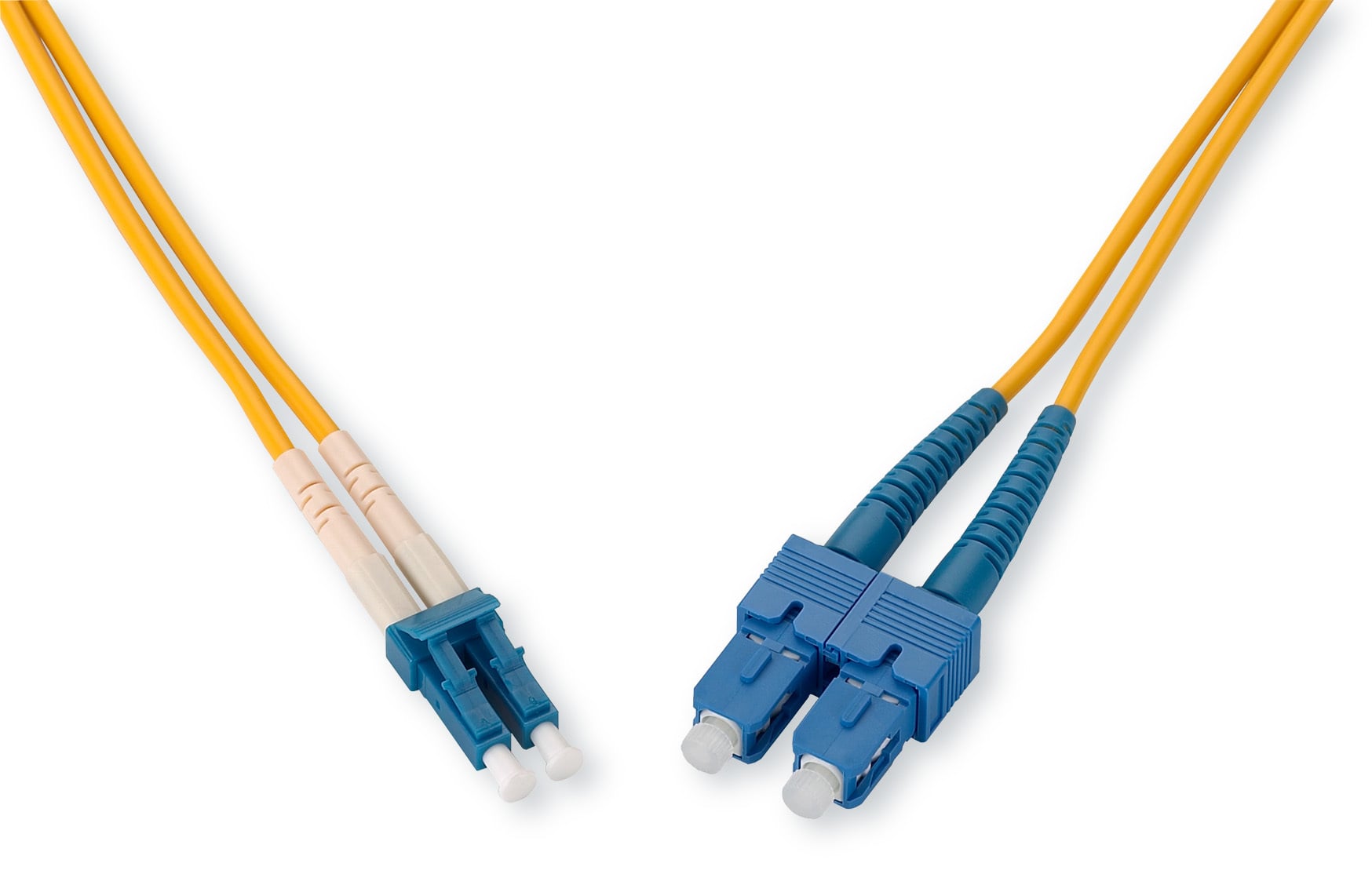 LC to SC Duplex SM 9/125 Patch Cord, 1 Meter