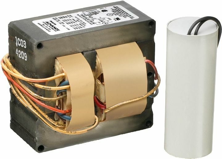 Reliable performance Vacuum-pressure impregnation is used to re-enforce the electrical insulation of the ballast, preclude moisture, inhibit noise, and dissipate heat;Pre-insulated voltage leads reduce the risk of shock and shrink installation time The basic ballast is the open core and coil which is most often used as a component within a lighting luminaire. The core and coil also forms the nucleus of Philips Advance's five other ballast configurations. Vacuum-pressure impregnated with a silica-filled polyester varnish;All core and coil ballasts below 600W utilize a UL Class H (180C) insulation system;C and C ballasts 600W and higher utilize a UL Class N (200C) insulation system;Pre-insulated voltage leads;Ballast kits supplied with pre-wired ignitor High bay retail, manufacturing, gymnasiums, warehouses, parking structures, outdoor