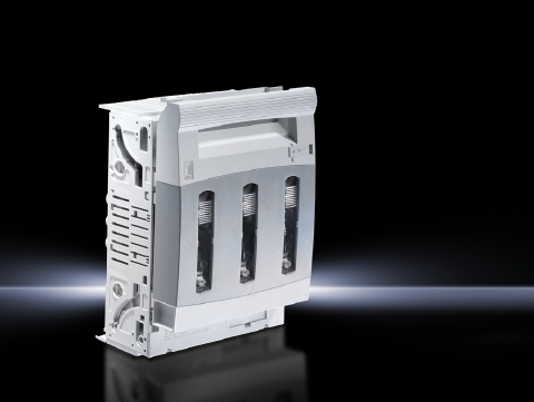 9345200 Fuse Holder, 600 V AC, 101 to 200 A, 3-Pole, 3-Phase, Bus Mounting, Box Terminal, 4/0 AWG to 600 kcmil, For Use With 5/10 mm Cross Section H Busbar, 60 mm Center-to-Center Spacing Bus System, 41 mm Phi x 146 mm L Class J Fuses, Pale Gray