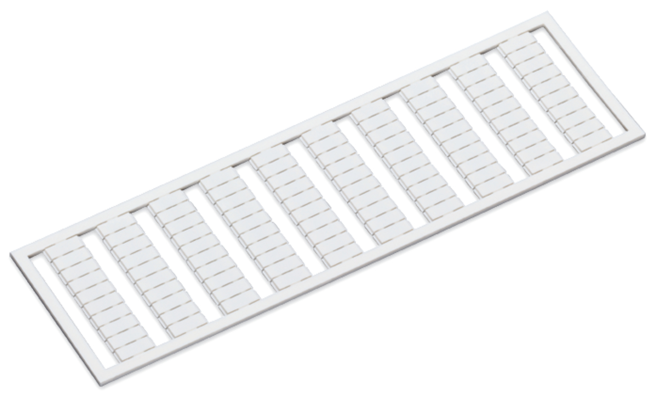 WSB marking card; as card; not stretchable; plain; snap-on type; white