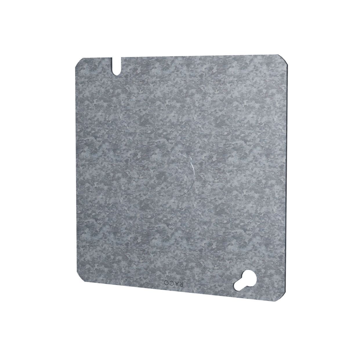 4-11/16 In. Square Covers, Flat, 1/2 In. KO in Center